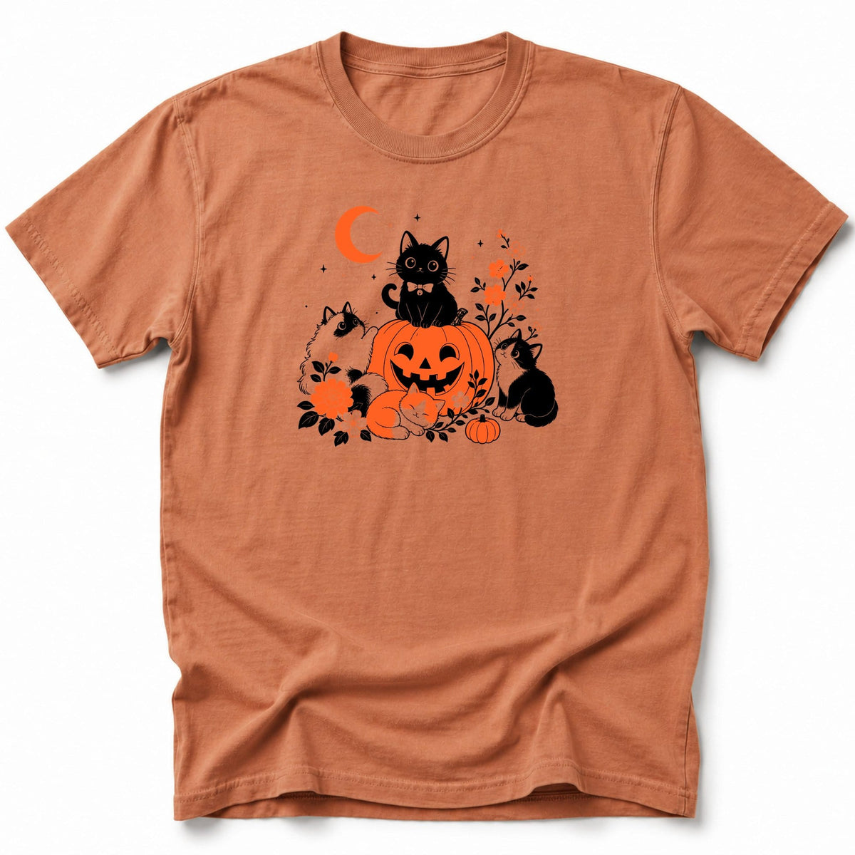 Haunted Felines T-Shirt Yam / S 11037472758711374480 T-Shirt