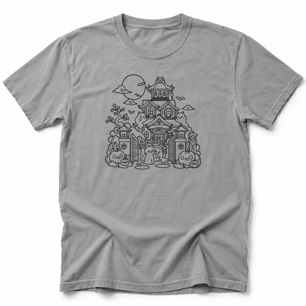 Haunted Nya T-Shirt Grey / S 23007222129774337507 T-Shirt
