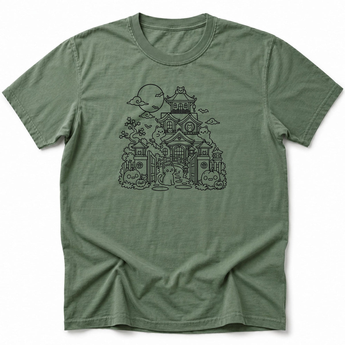 Haunted Nya T-Shirt Moss / S 24333324248228183444 T-Shirt