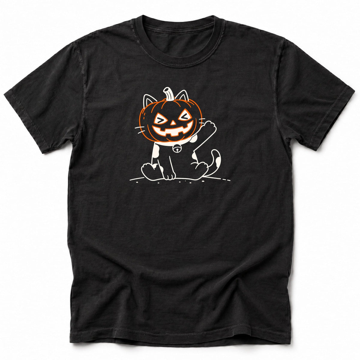 Haunted Pumpkin T-Shirt Black / S 60485436432540752181 T-Shirt