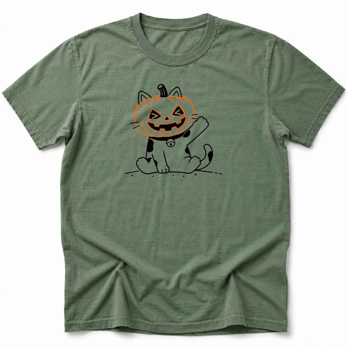 Haunted Pumpkin T-Shirt Moss / S 19513075357181674794 T-Shirt