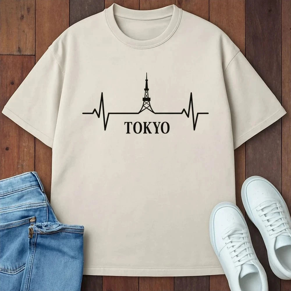 Heartbeat Of Tokyo T-Shirt Ivory / S 98757965483840880830 T-Shirt
