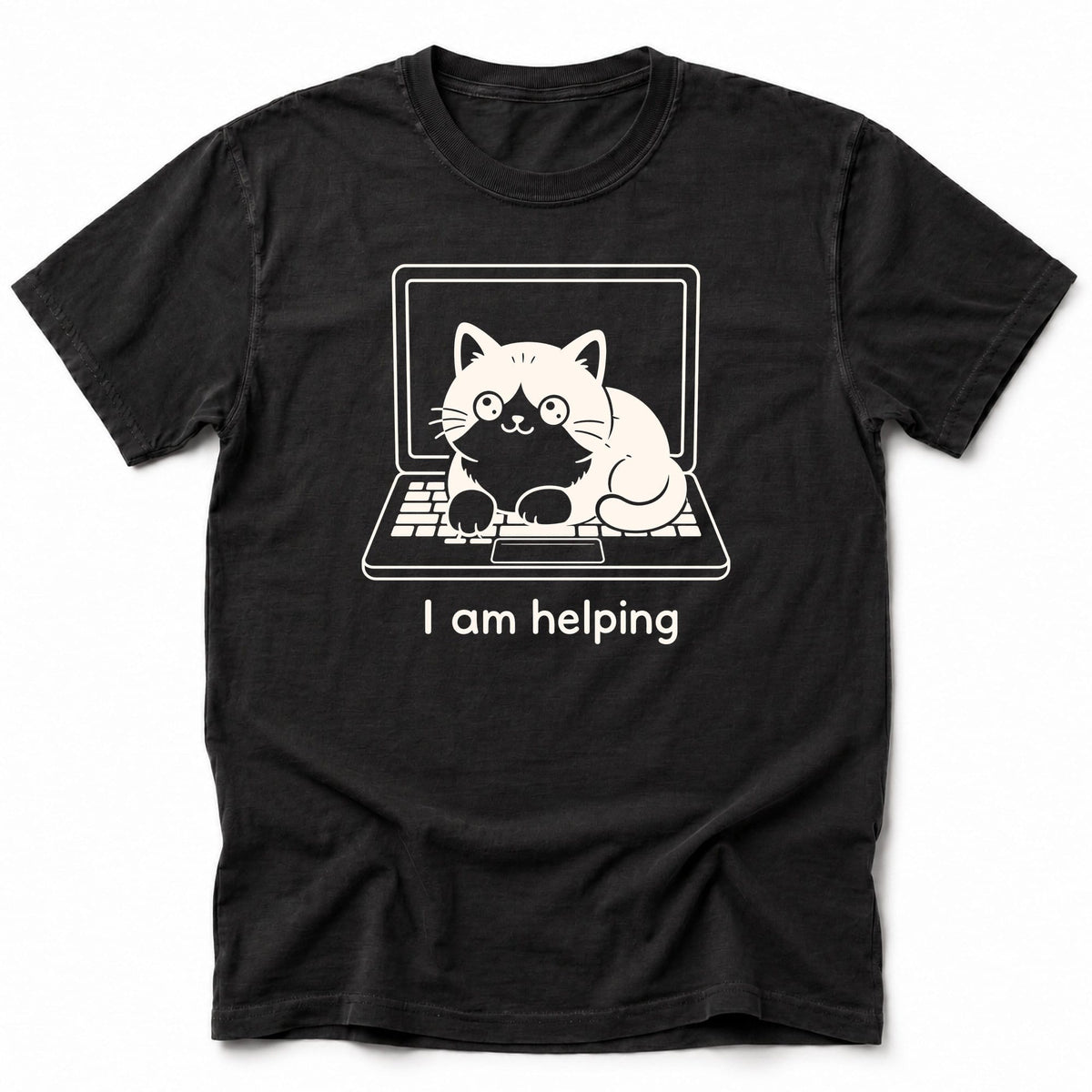 Helping T-Shirt Black / S 14185183392036916097 T-Shirt