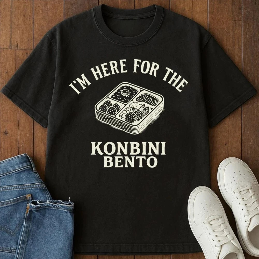 Here For The Bento T-Shirt Black / S 58267142301902672548 T-Shirt
