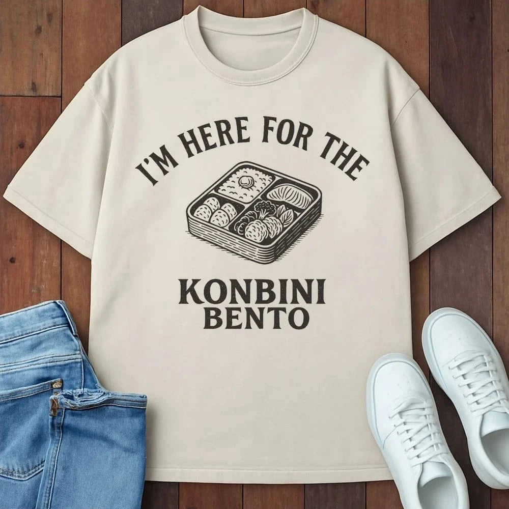 Here For The Bento T-Shirt Ivory / S 59268107602703347377 T-Shirt