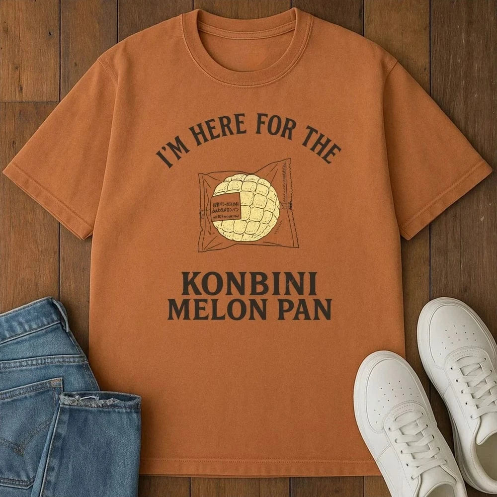 Here For The Melon Pan T-Shirt Yam / S 30957832377109547377 T-Shirt
