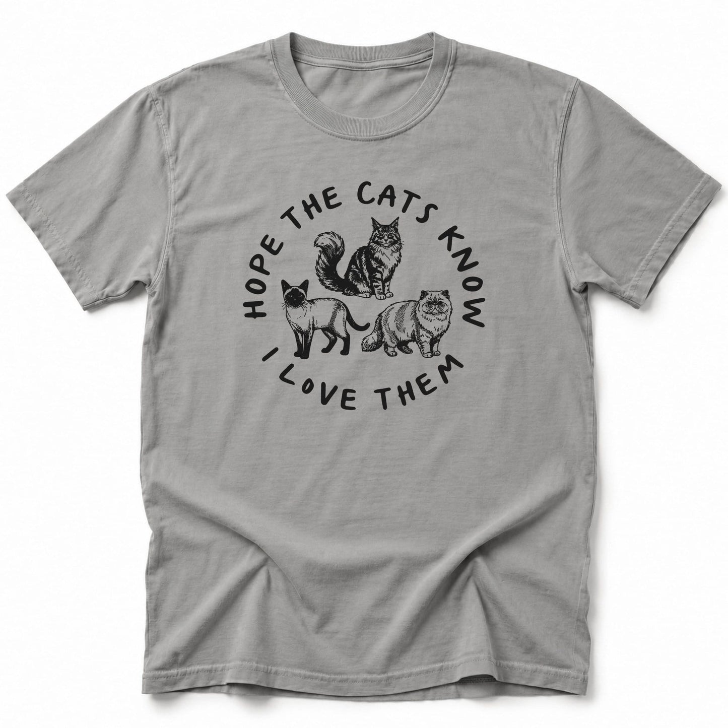 Hope They Know T-Shirt Grey / S 13014348143444802630 T-Shirt