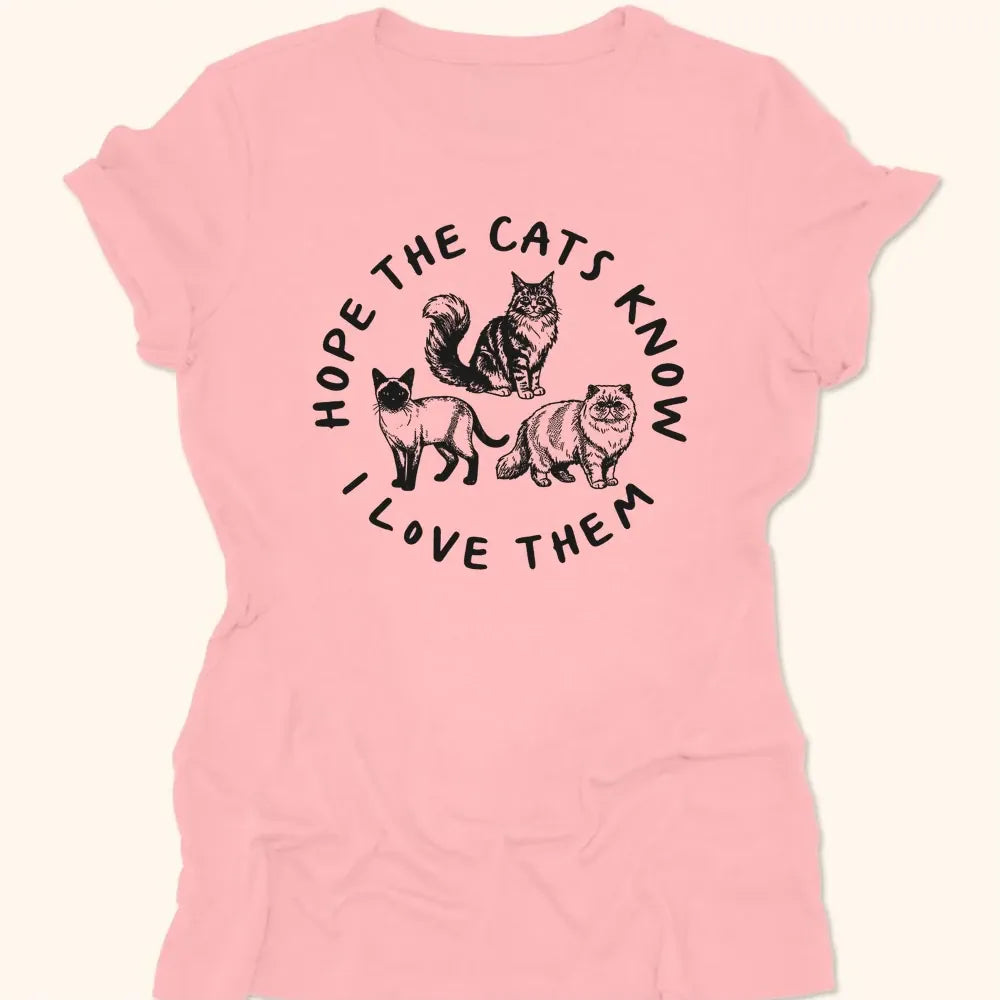 Hope They Know Womens Tee Pink / S 12198709468736443541 T-Shirt