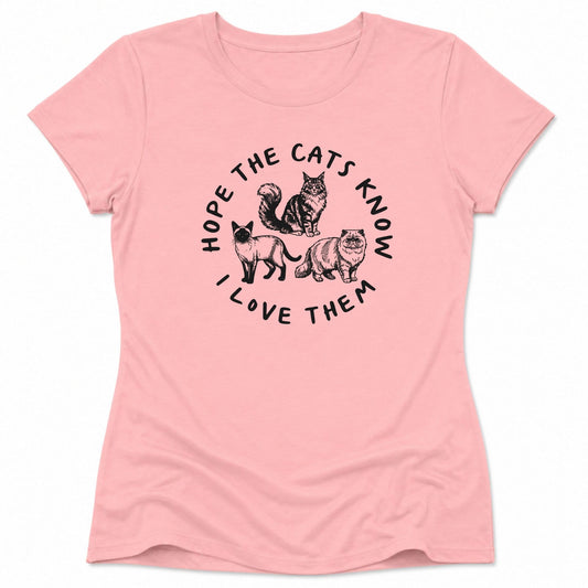 Hope They Know Womens Tee Pink / S 12198709468736443541 T-Shirt