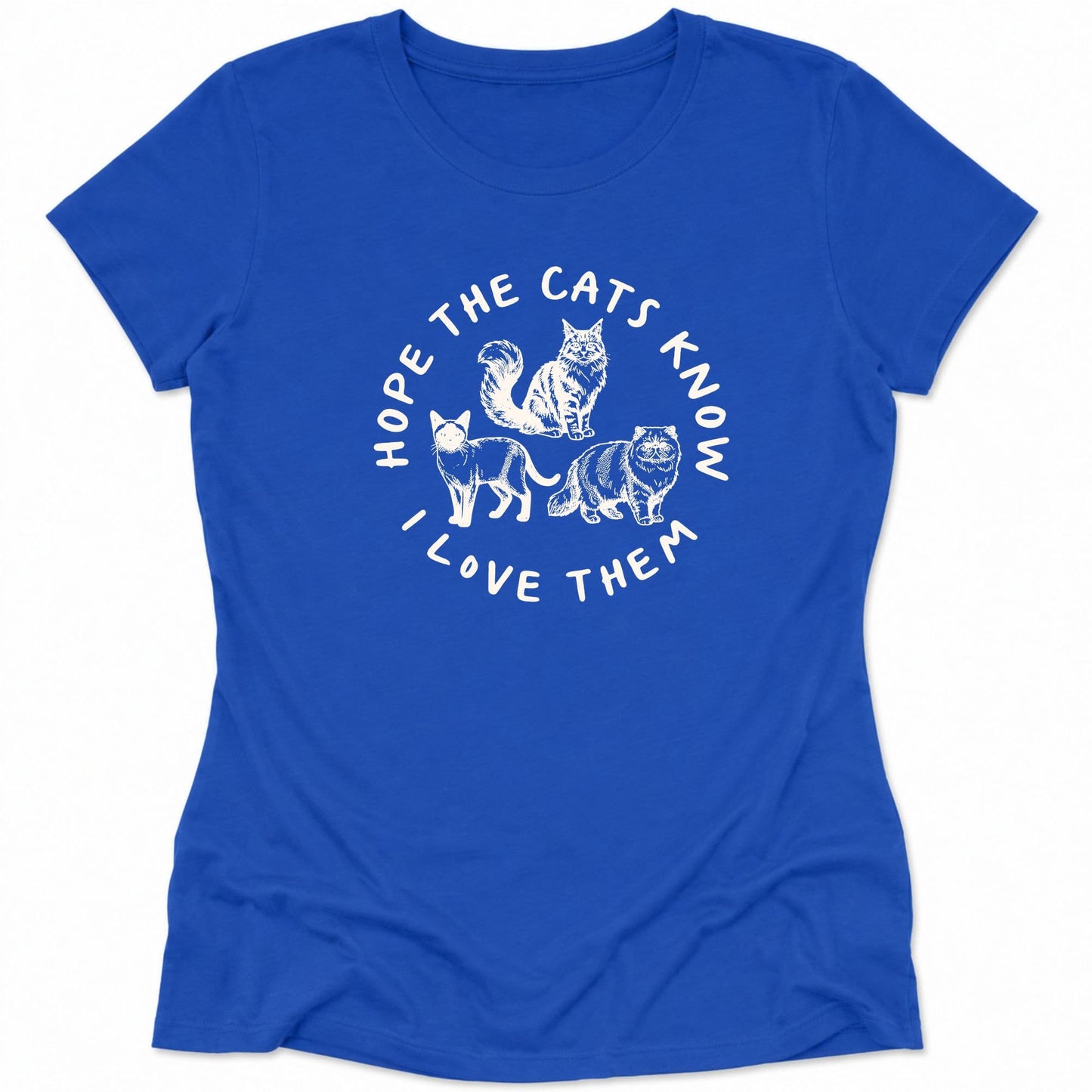 Hope They Know Womens Tee True Royal / S 27611827676223777531 T-Shirt