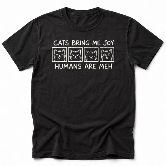 Humans Meh T-Shirt Black / S 26575850601275510243 T-Shirt
