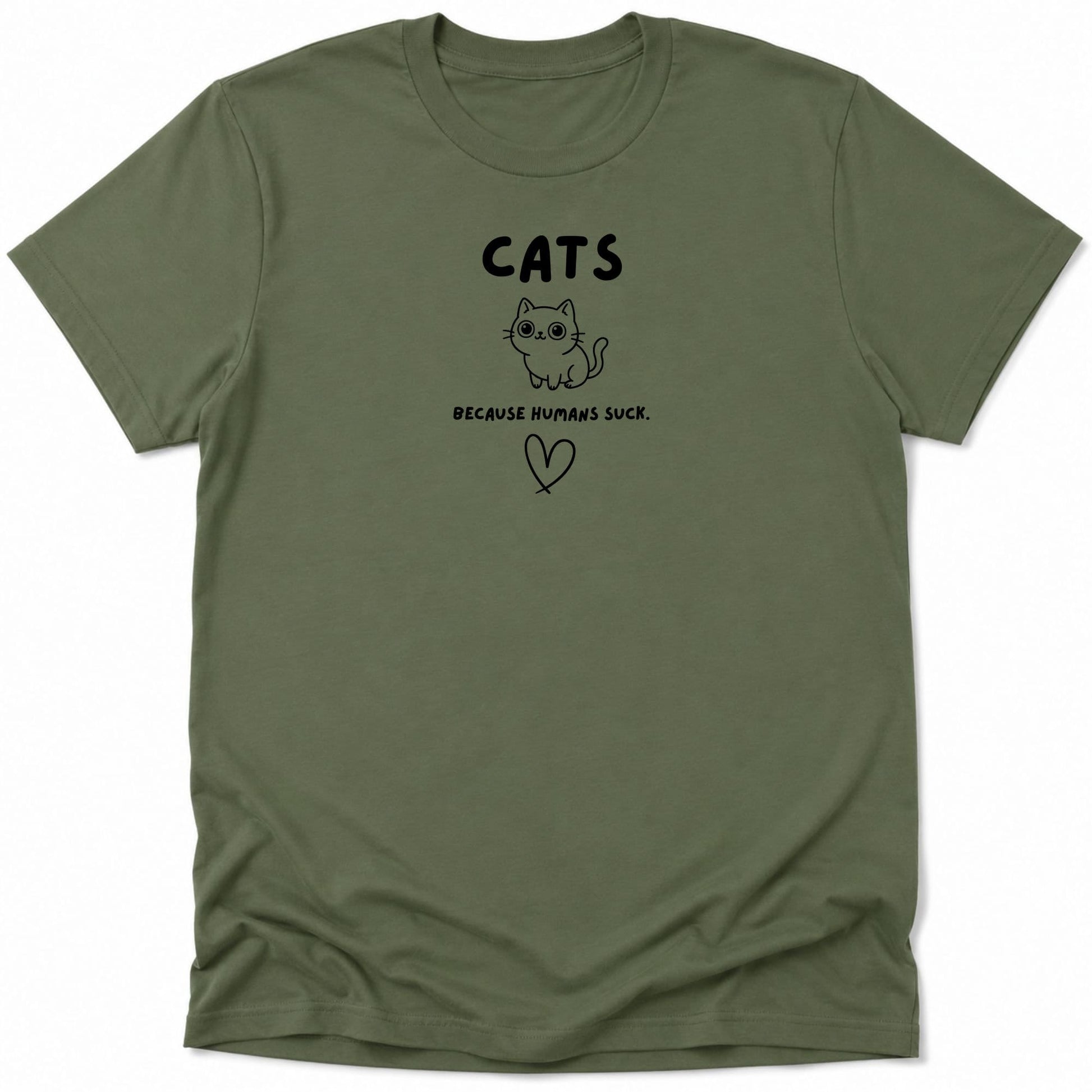 Humans Suck Everyday Softstyle Tee Military Green / S 30348870036394133841 T-Shirt
