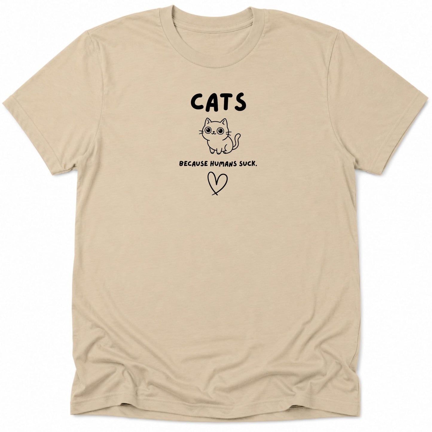 Humans Suck Everyday Softstyle Tee Sand / S 73787212592472949211 T-Shirt