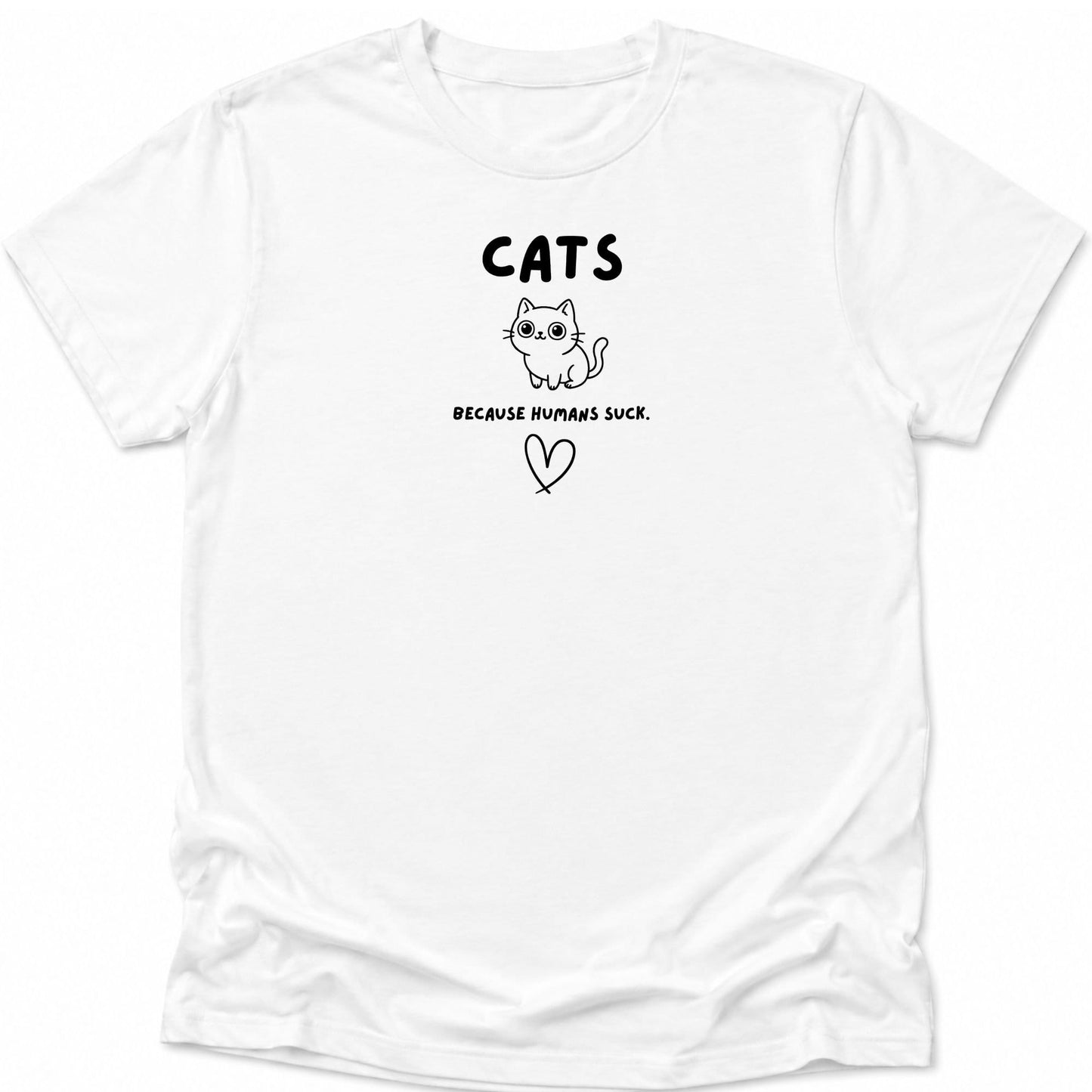 Humans Suck Everyday Softstyle Tee White / S 22974005183049390017 T-Shirt