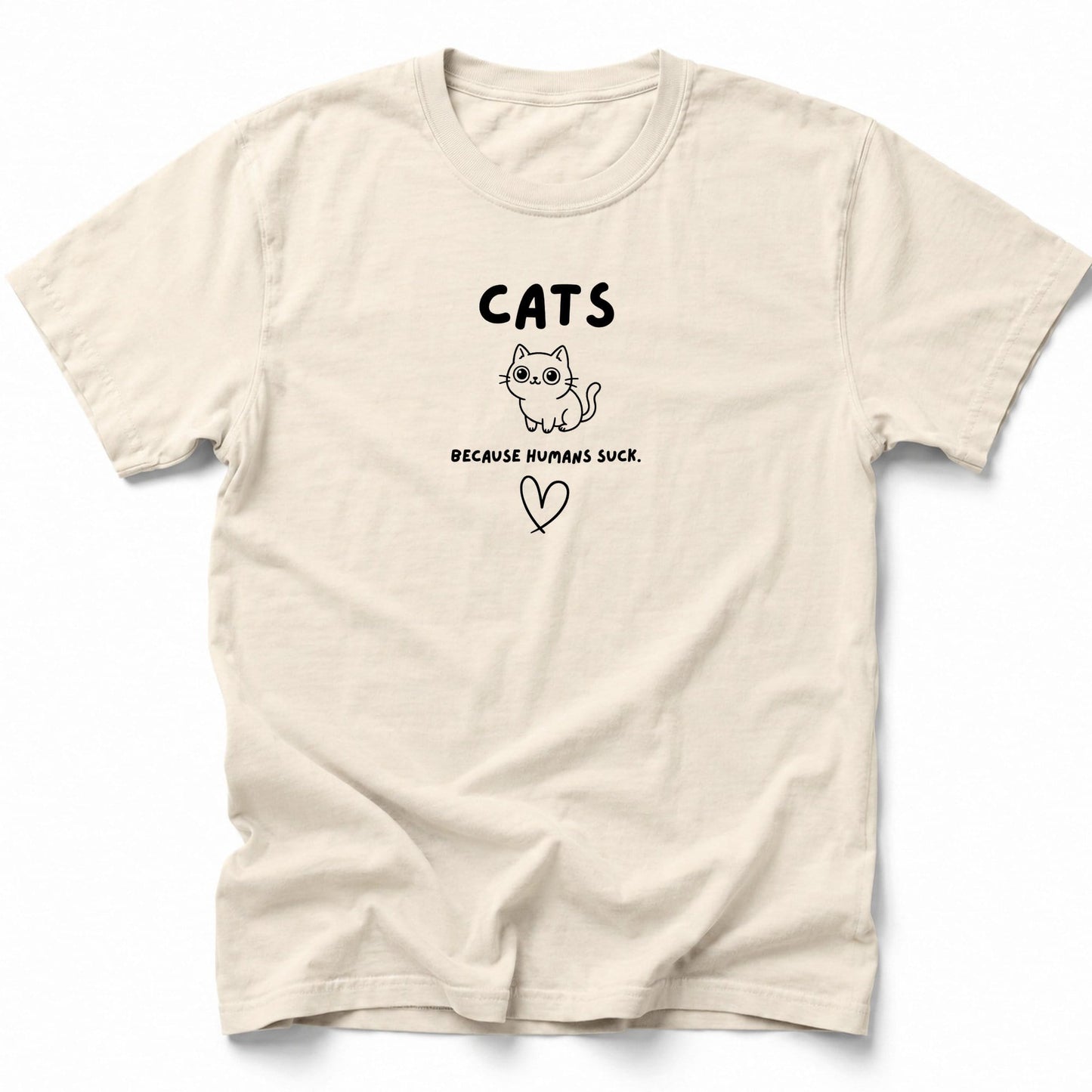 Humans Suck T-Shirt Ivory / S 78135845551565481864 T-Shirt