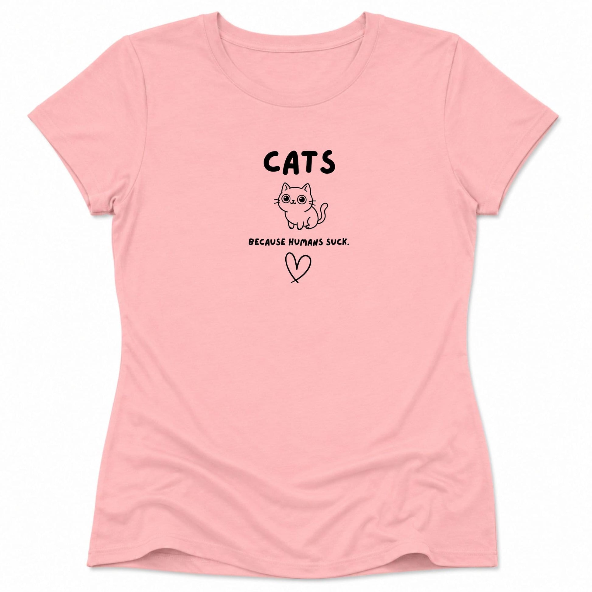 Humans Suck Womens Tee Pink / S 12674521815146416857 T-Shirt