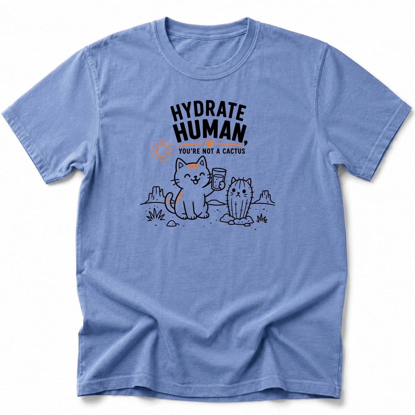 Hydrate T-Shirt Blue Jean / S 28278519746445805547 T-Shirt
