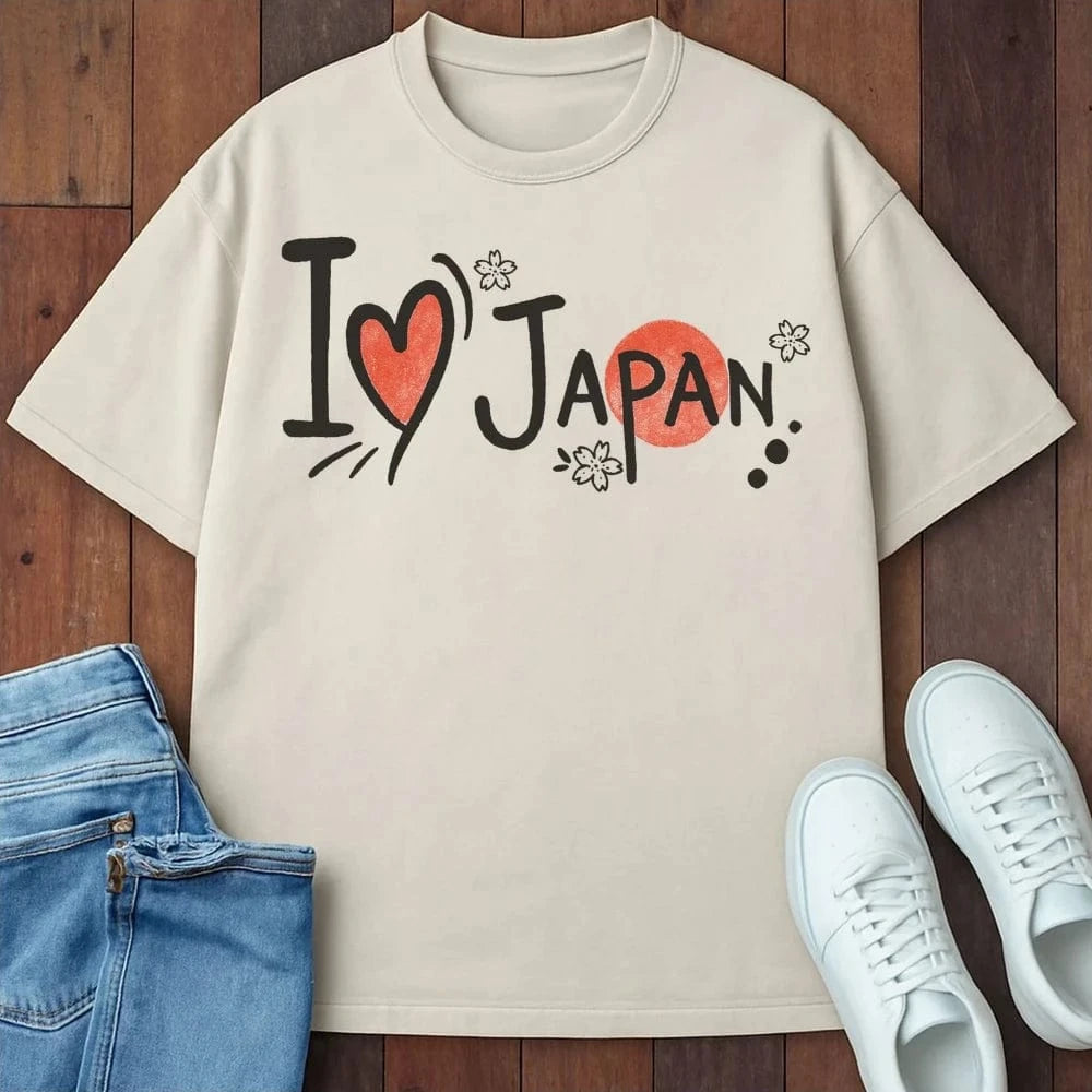 I Heart Japan T-Shirt Ivory / S 13934015546275681814 T-Shirt