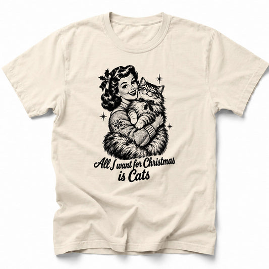 I Want Cats T-Shirt Ivory / S 23861462621402057979 T-Shirt
