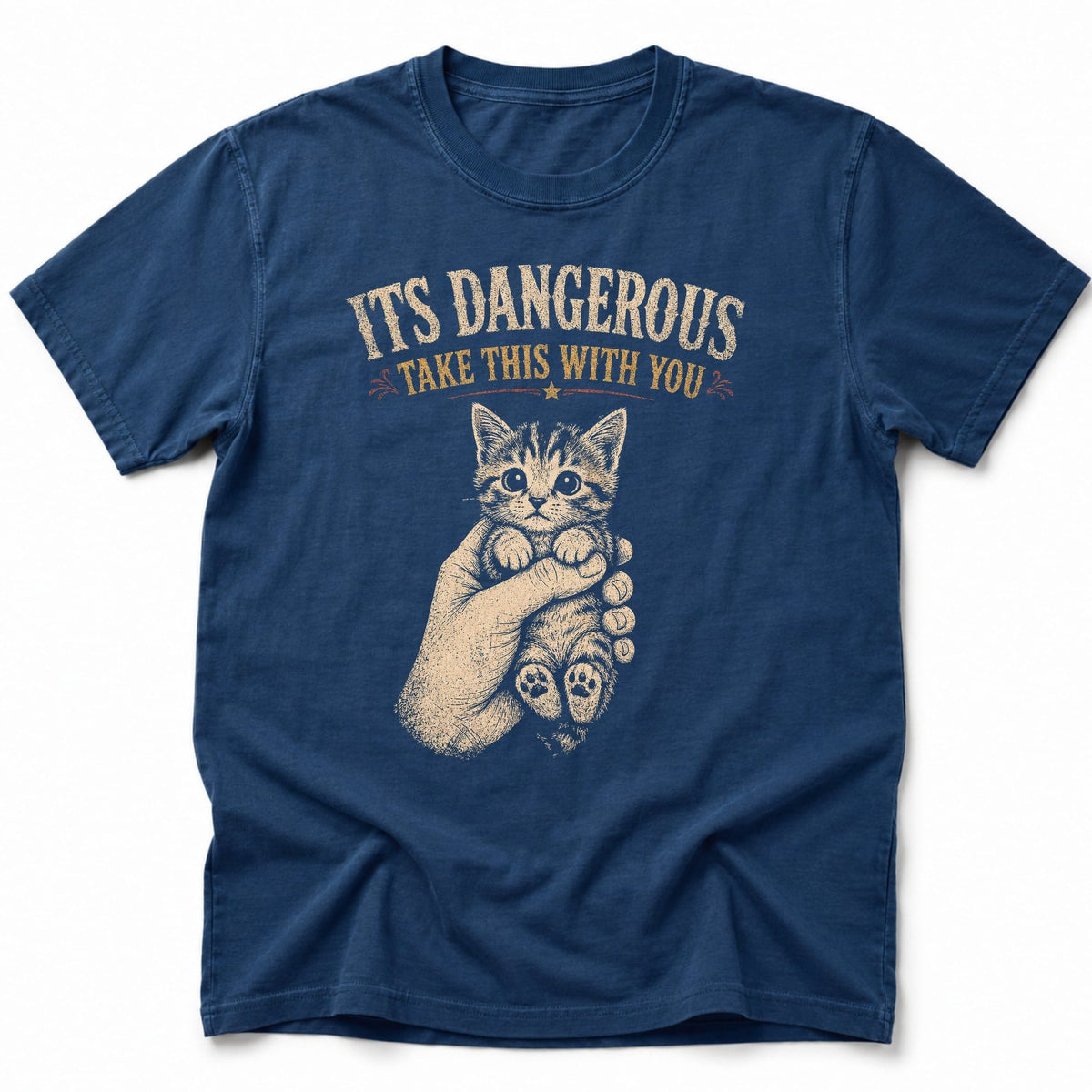 Its Dangerous T-Shirt Navy / S 24826814716069541355 T-Shirt