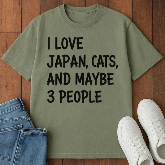 Japan and Cats T-Shirt Moss / S 13049918713778269160 T-Shirt