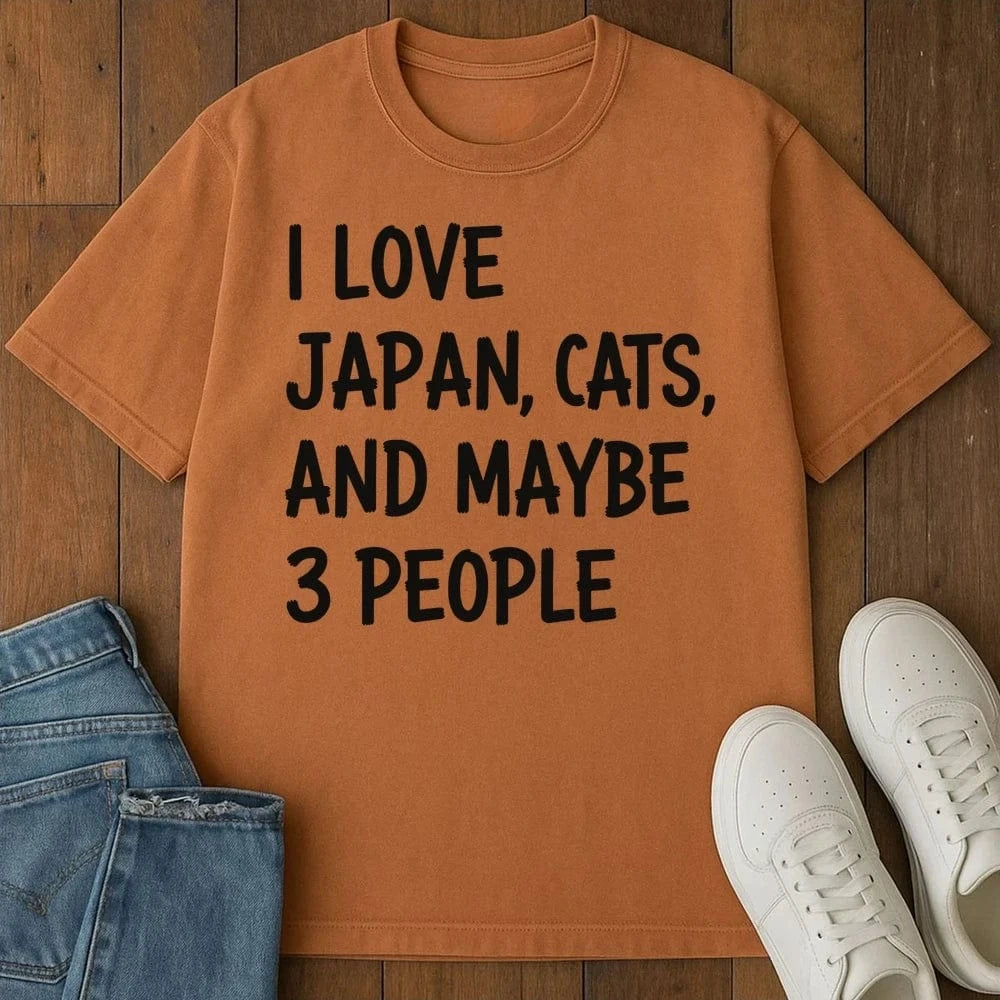 Japan and Cats T-Shirt Yam / S 15781383410781337479 T-Shirt