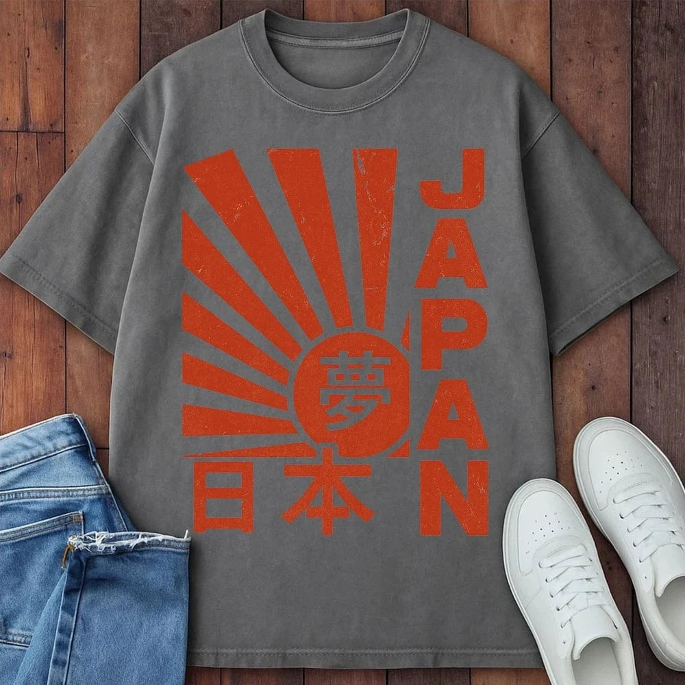 Japan Dream T-Shirt Grey / S 27402802326185833460 T-Shirt