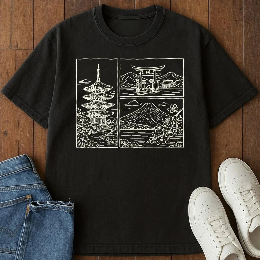 JaPanels T-Shirt Black / S 26265959134769014384 T-Shirt