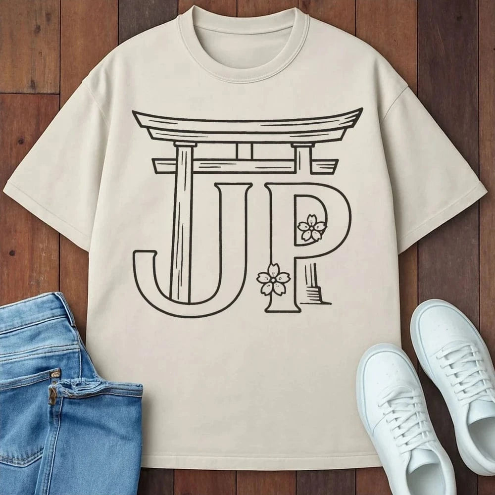 JP Torii Gate T-Shirt Ivory / S 14512513155270018171 T-Shirt