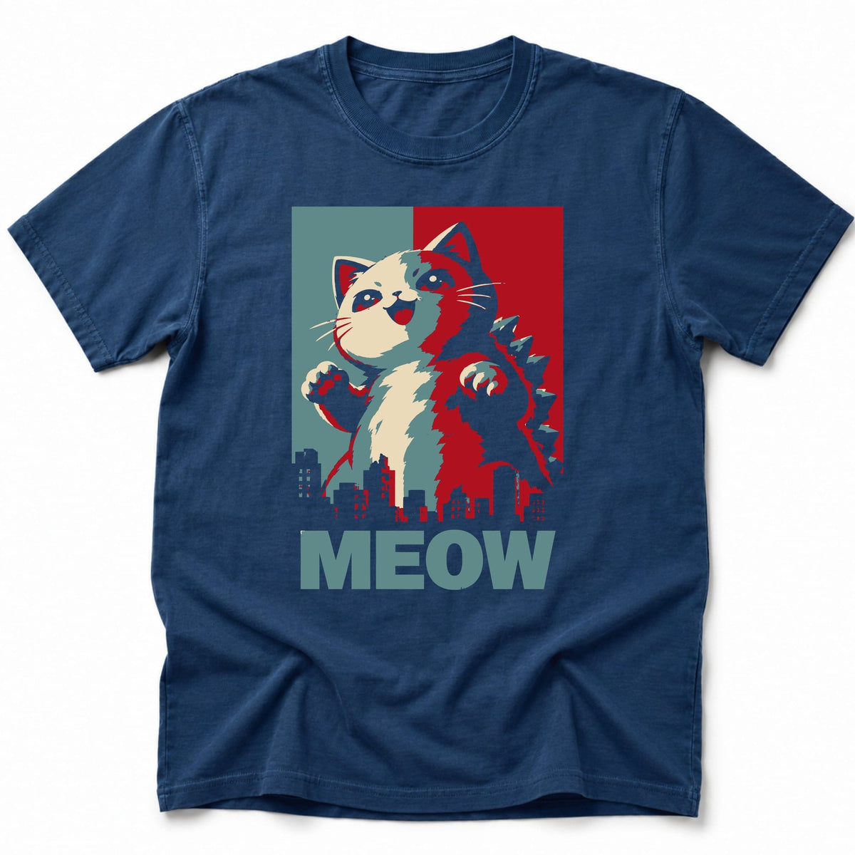 Just MEOW T-Shirt Navy / S 79378621119625239484 T-Shirt