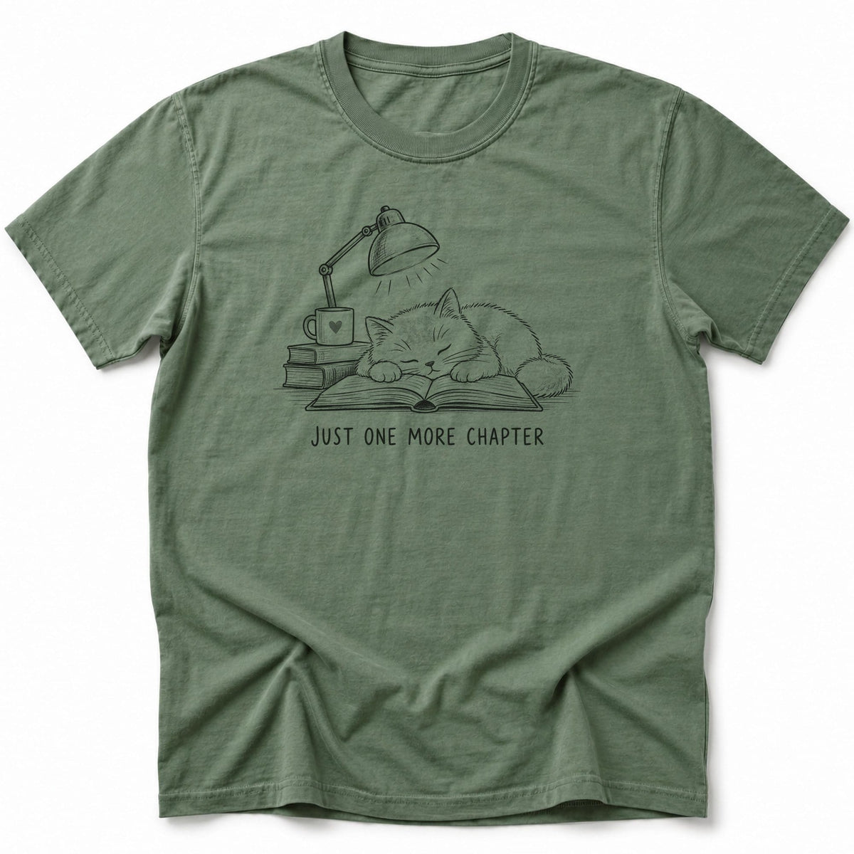 Just One More Chapter T-Shirt Moss / S 22419222671512734533 T-Shirt