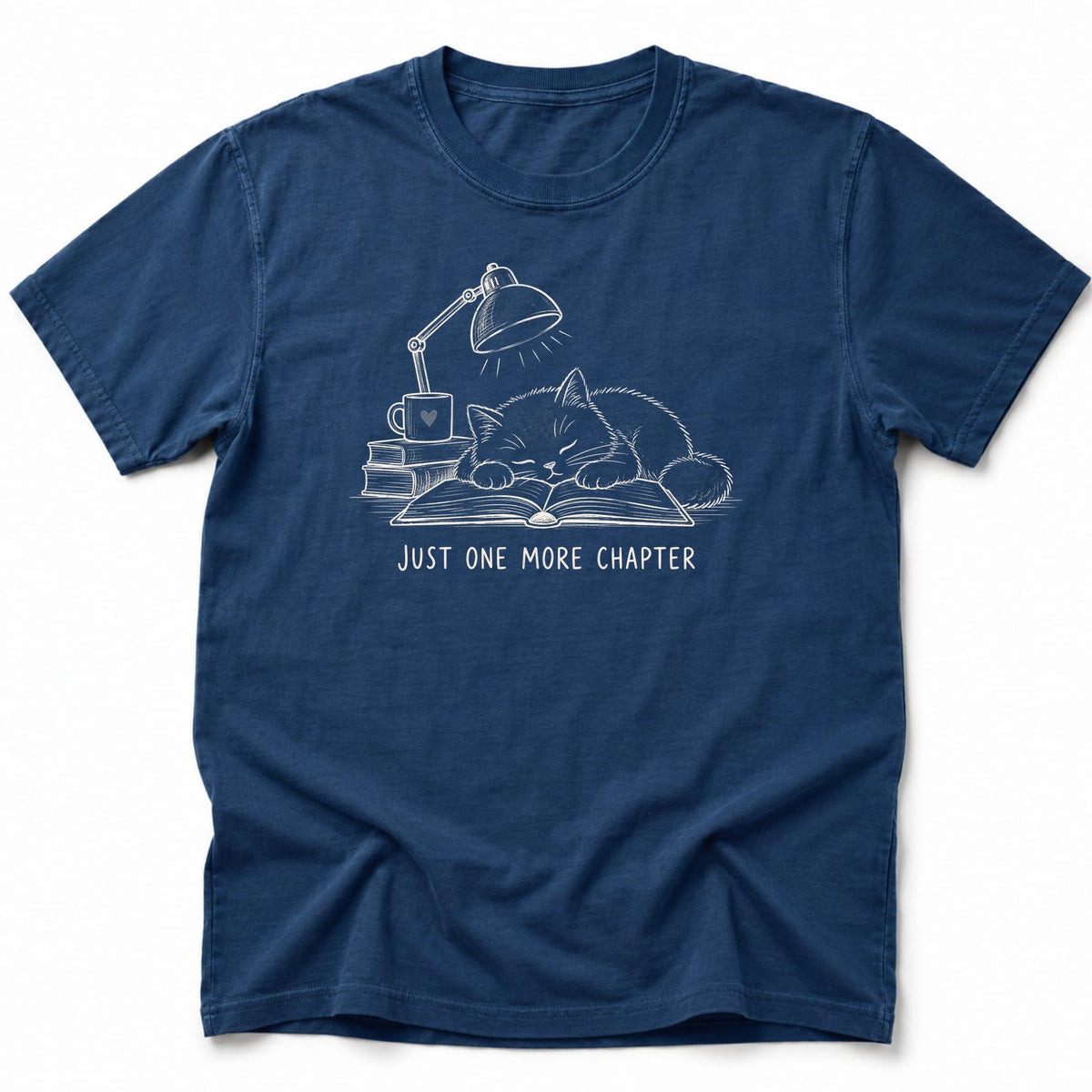 Just One More Chapter T-Shirt Navy / S 26552141205895260111 T-Shirt