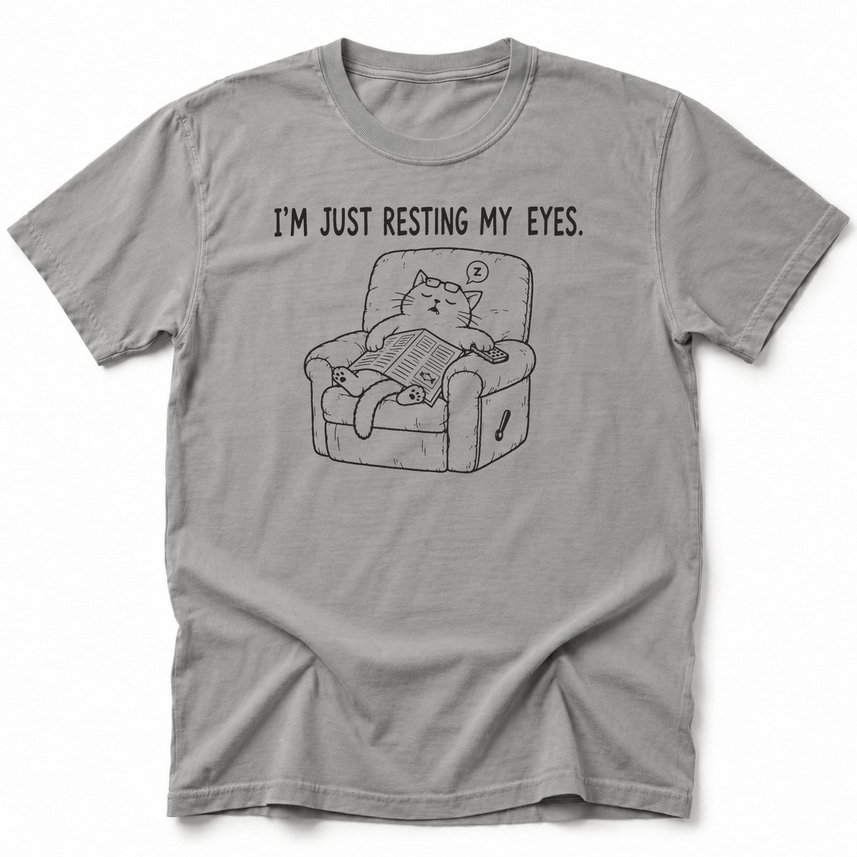 Just Resting My Eyes T-Shirt Grey / S 27123143597383157633 T-Shirt