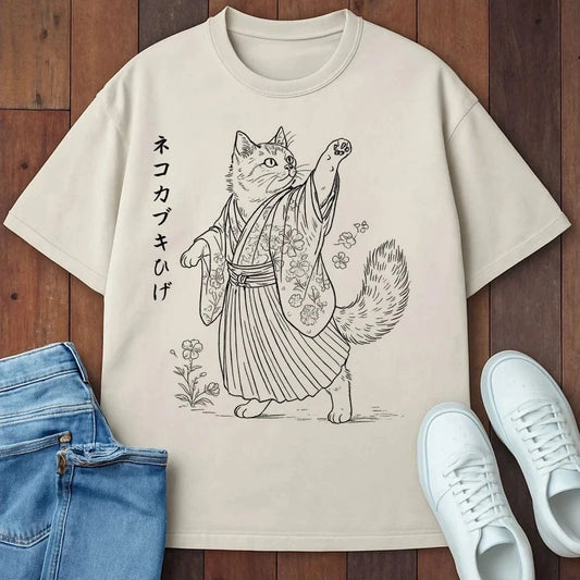 Kabuki Whiskers T-Shirt Ivory / S 66539773524340019131 T-Shirt