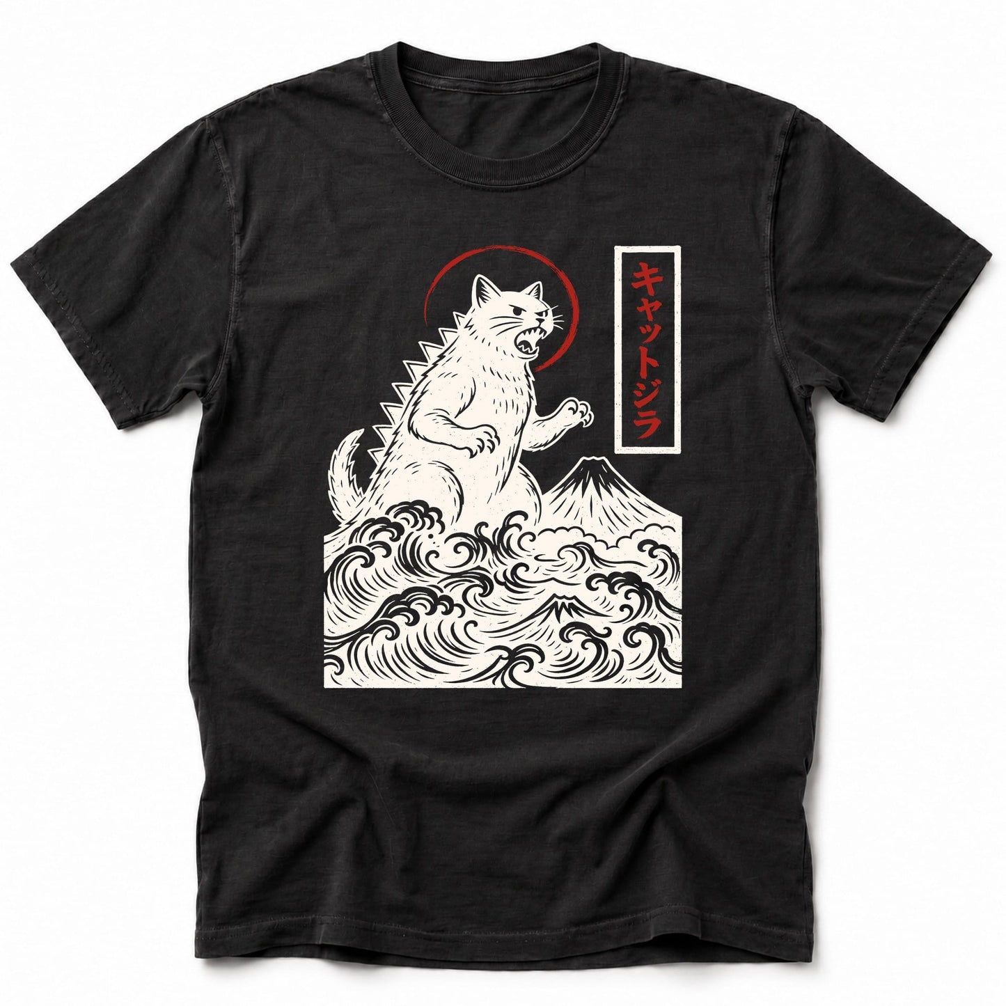 Kaiju Of Kanagawa T-Shirt Black / S 25621975420974891753 T-Shirt
