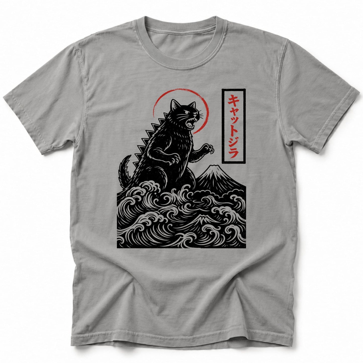 Kaiju Of Kanagawa T-Shirt Grey / S 12388627703702364111 T-Shirt