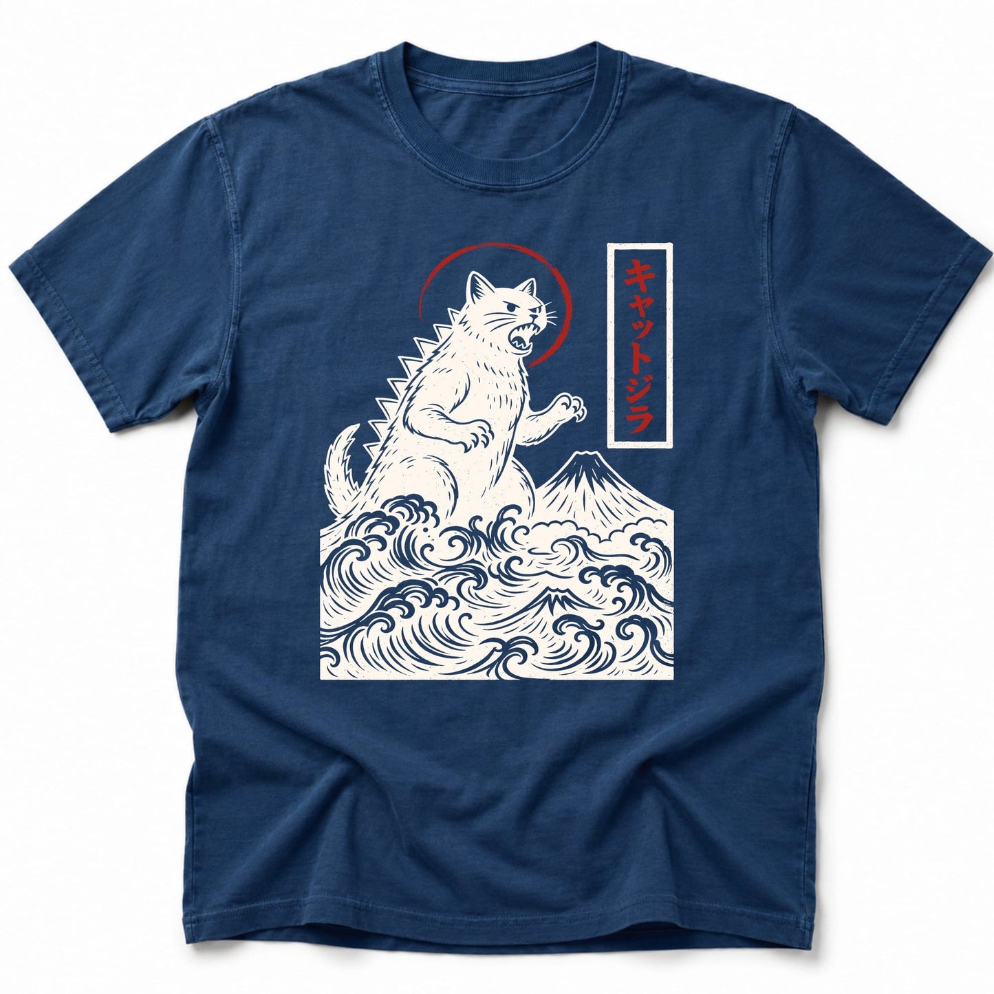 Kaiju Of Kanagawa T-Shirt Navy / S 49590946918465837067 T-Shirt