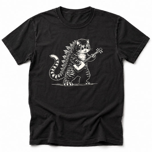 Kaiju Shamisen T-Shirt Black / S 30062998295613651420 T-Shirt