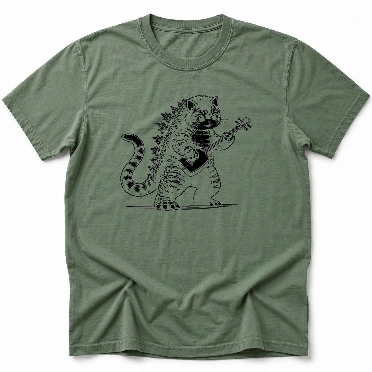 Kaiju Shamisen T-Shirt Moss / S 19864045636961704220 T-Shirt