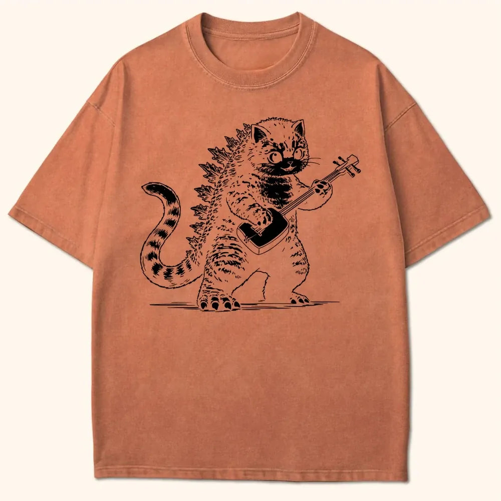 Kaiju Shamisen T-Shirt Yam / S 33568708478389362541 T-Shirt