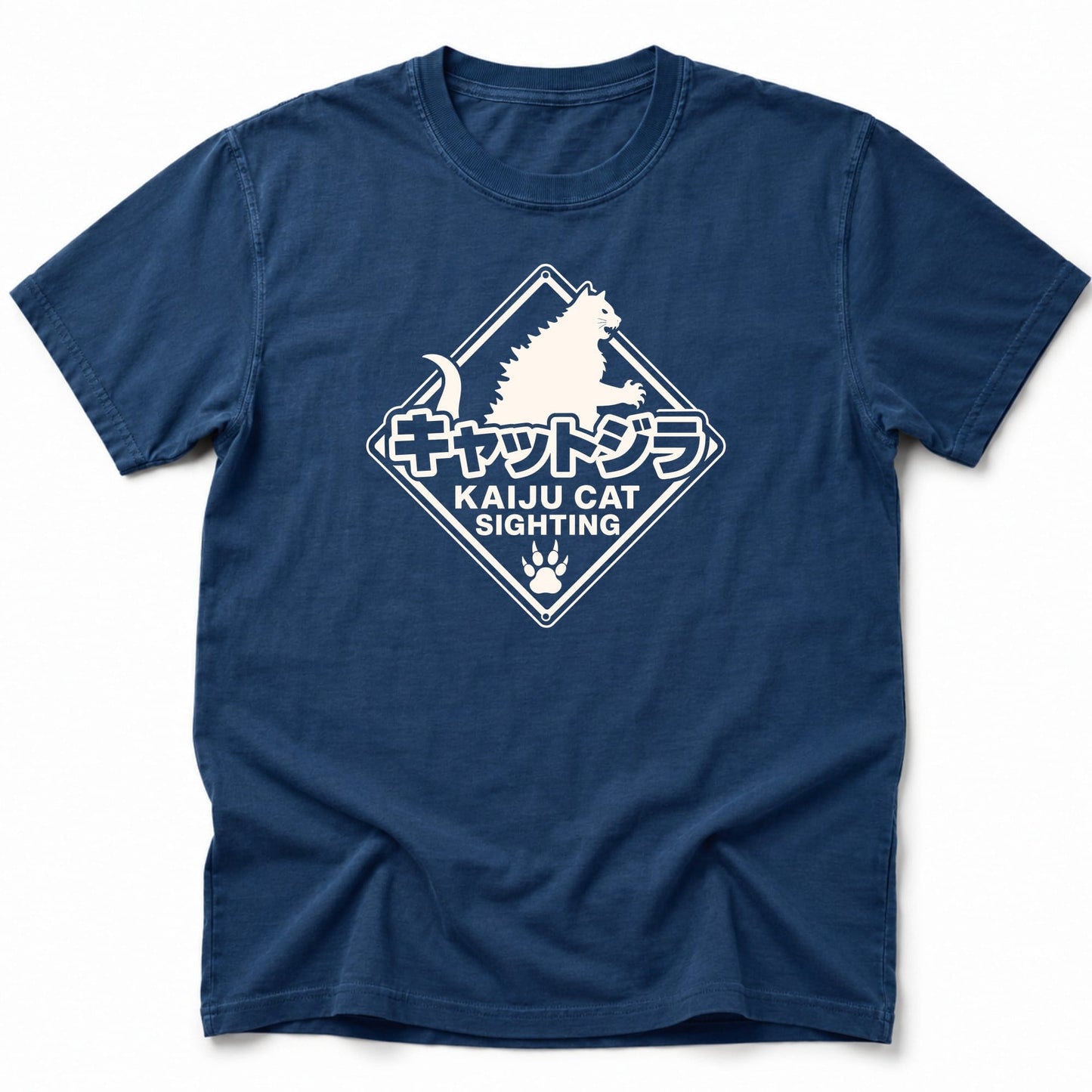 Kaiju Sighting T-Shirt Navy / S 21069477685589812552 T-Shirt