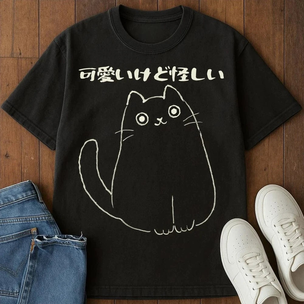 Kawaii Enigma T-Shirt Black / S 12249177126625873353 T-Shirt