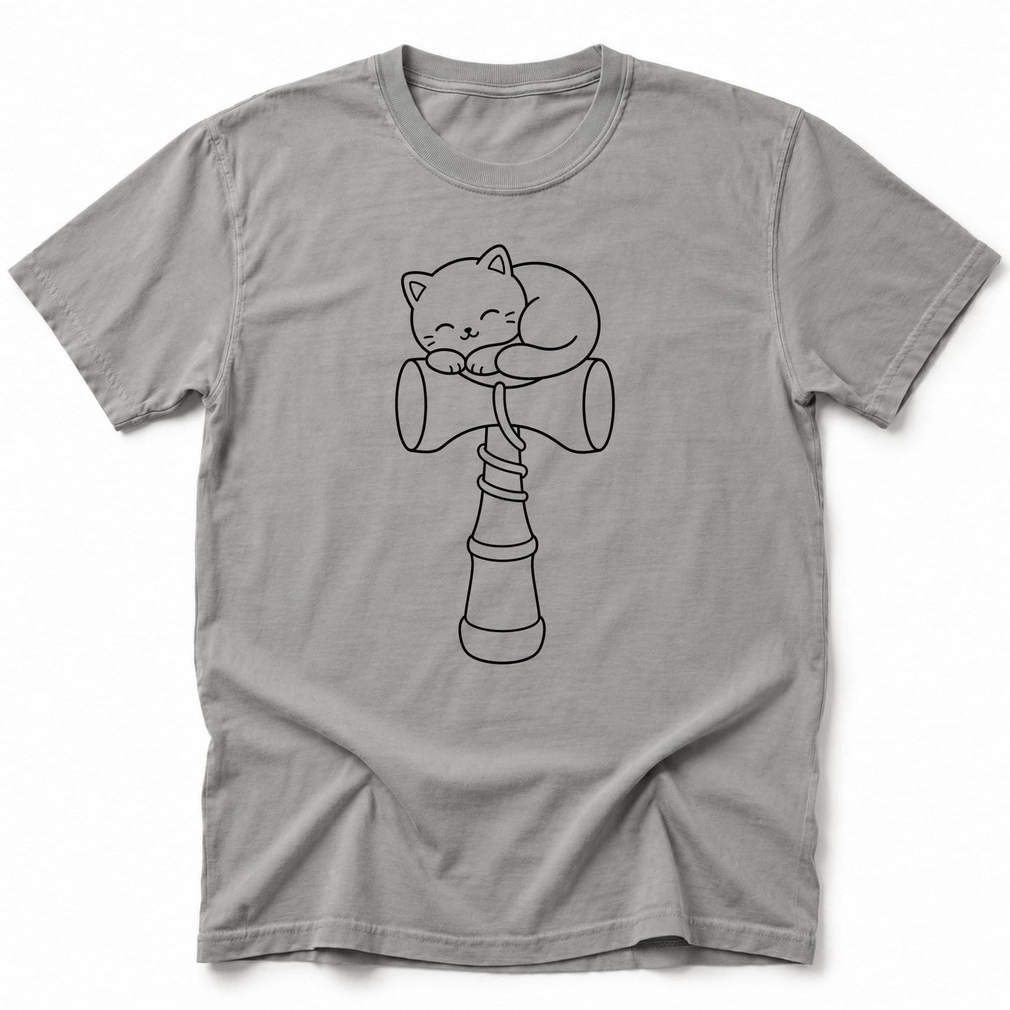 Kendama Cat T-Shirt Grey / S 20865789802291293590 T-Shirt