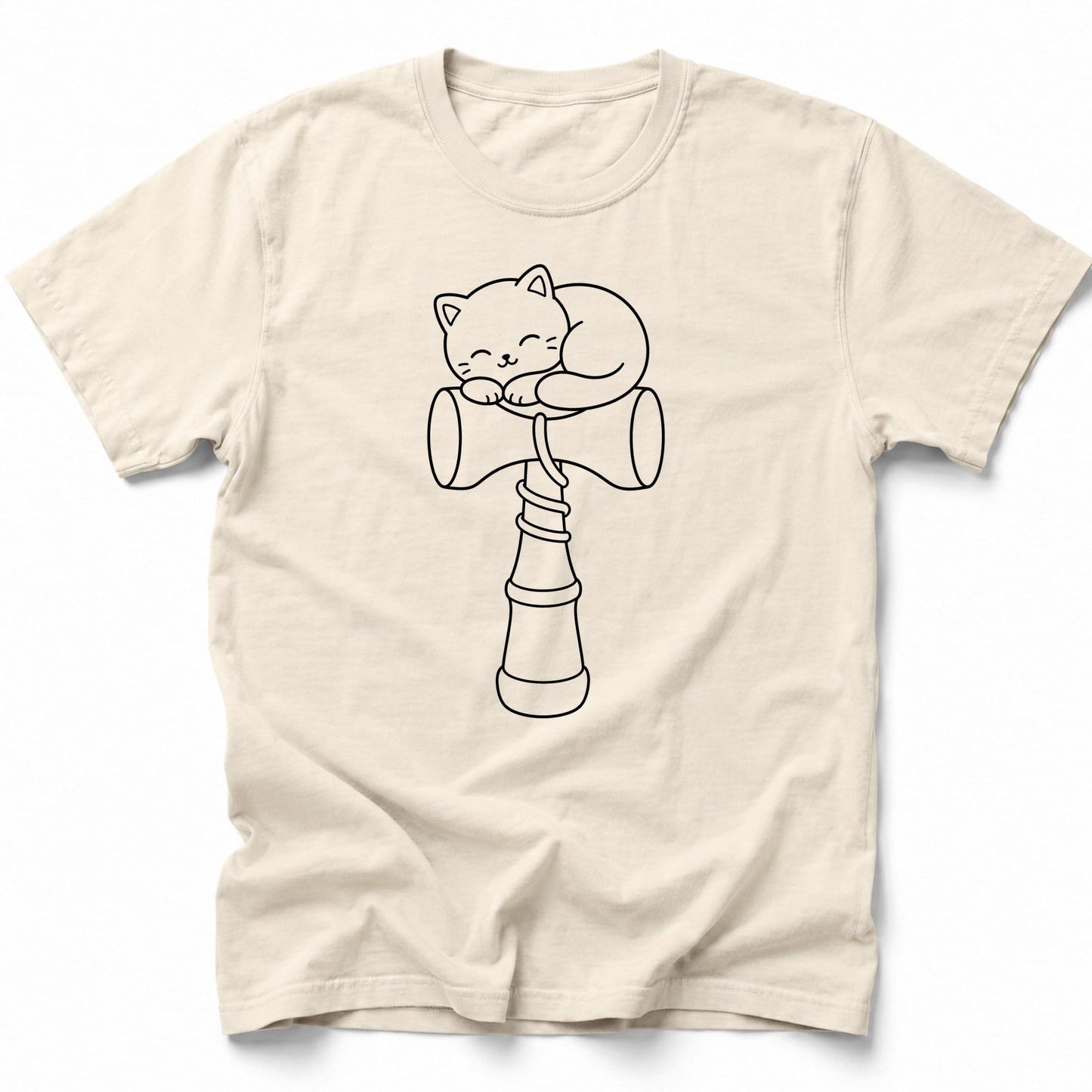 Kendama Cat T-Shirt Ivory / S 22728646020409574541 T-Shirt