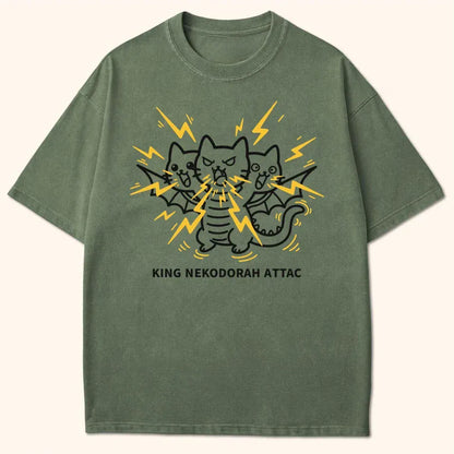 King Nekodorah Attac T-Shirt Moss / S 28909833014501723444 T-Shirt