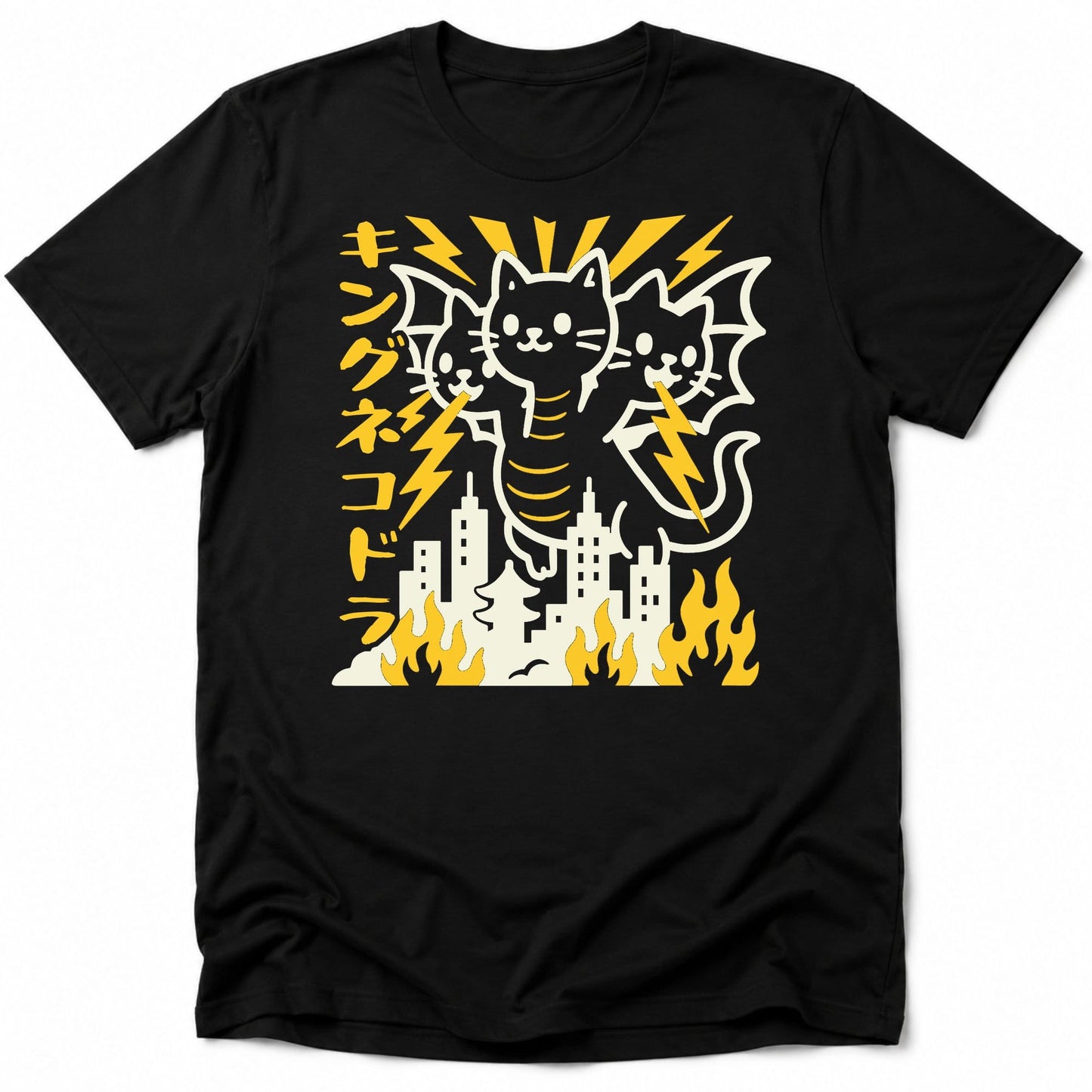 King Nekodorah Everyday Softstyle Tee Black / S 16936101533681373563 T-Shirt