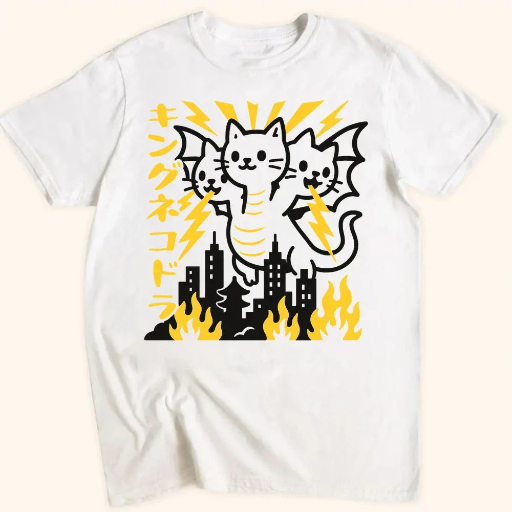 King Nekodorah Everyday Softstyle Tee White / S 19547273202057649448 T-Shirt