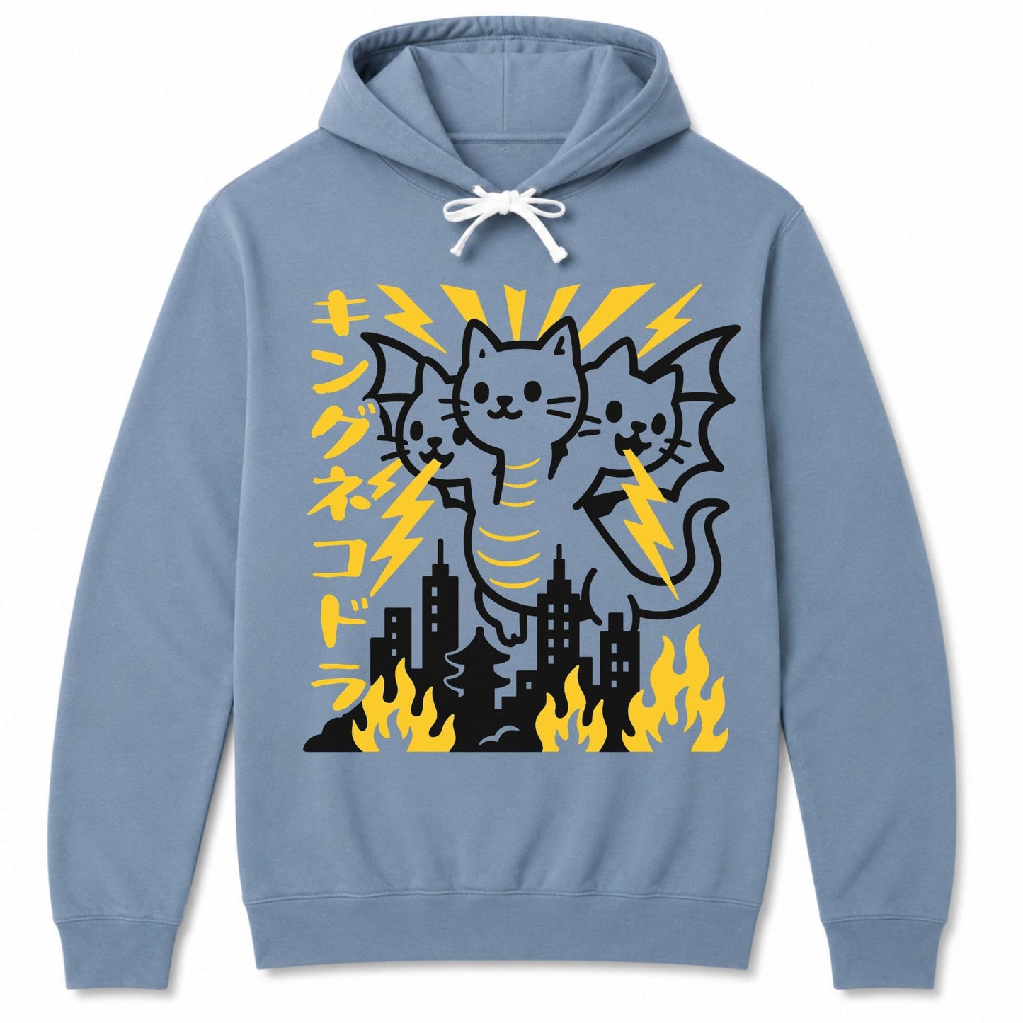 King Nekodorah Hoodie Blue Jean / S 21584964670531283338 Hoodie