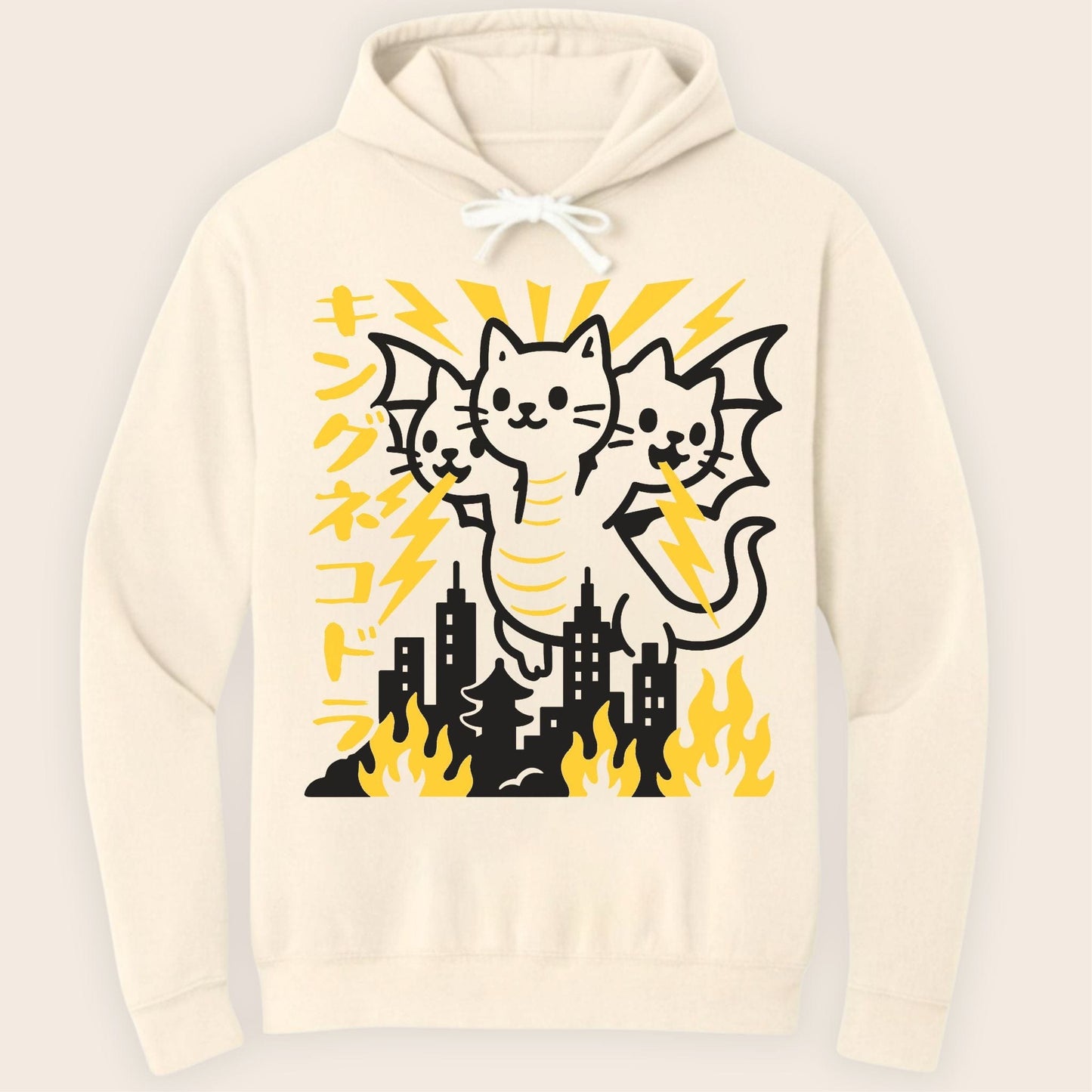 King Nekodorah Hoodie Ivory / S 22734082256837700410 Hoodie