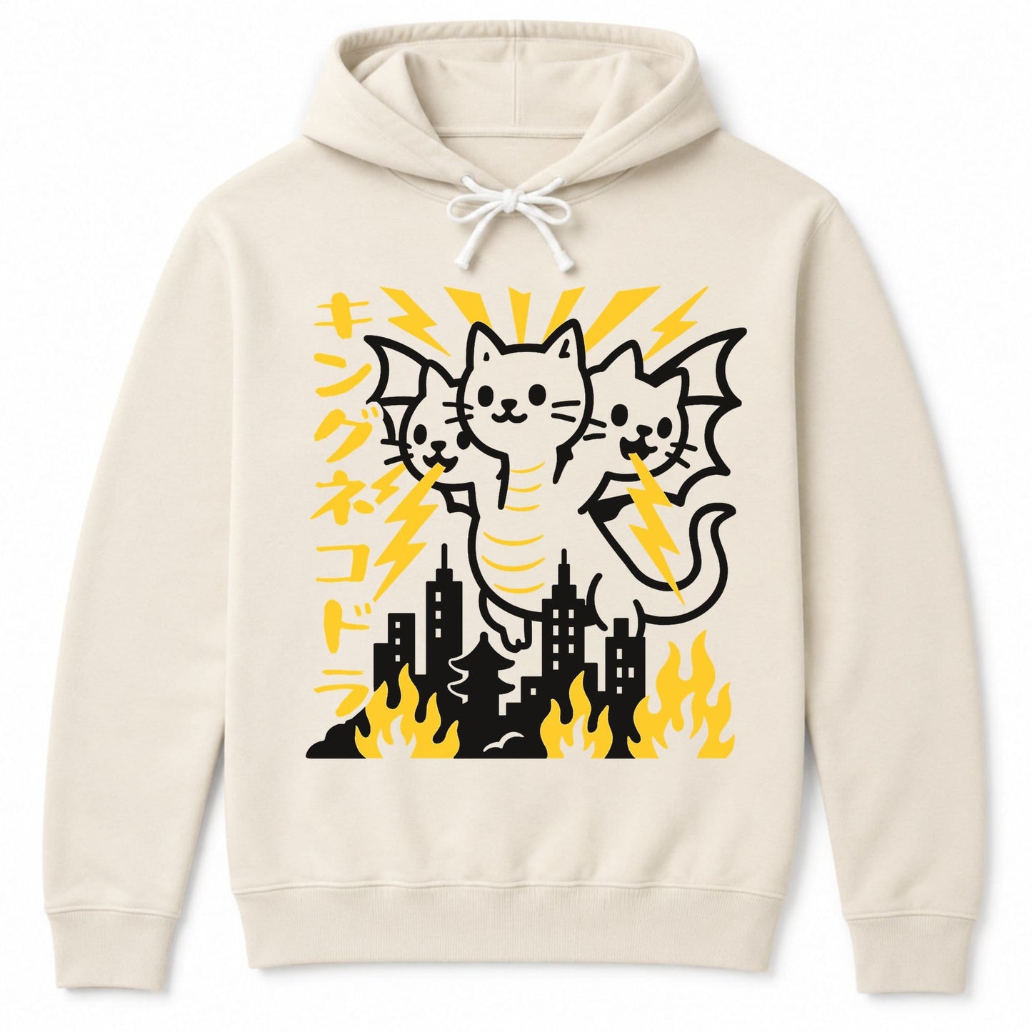 King Nekodorah Hoodie Ivory / S 22734082256837700410 Hoodie